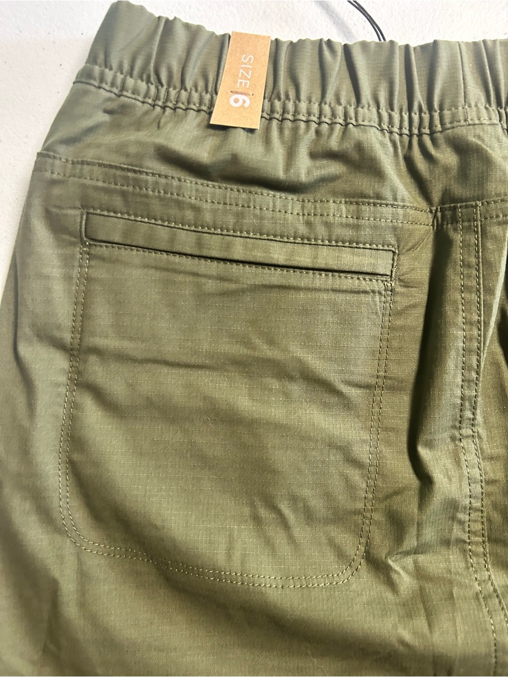 prAna Double Peak New With Tags Skort Women's Size 6 Hiking Skirt cargo green - Picture 6 of 11